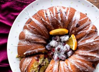 Cranberry Orange Bundt Cake