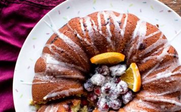Cranberry Orange Bundt Cake