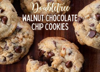 Walnut Chocolate Chip Cookies {DoubleTree Copycat}