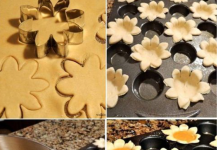 Flower Shaped Mini Pumpkin Pie