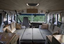 Man Turns An Old Bus Into His Dream Tiny Home On Wheels