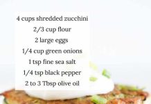 Zucchini Fritters