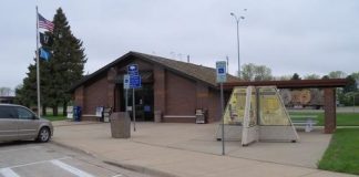 A mother gives a chilling warning after her child is nearly abducted at a highway rest stop