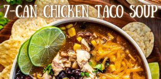 7 Can Chicken Taco Soup