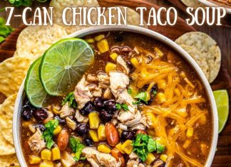7 Can Chicken Taco Soup