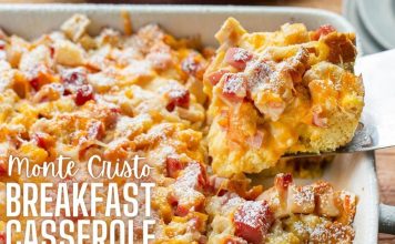 Monte Cristo Breakfast Casserole