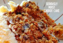Homemade Carrot Cake Recipe with Cream Cheese Frosting