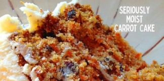 Homemade Carrot Cake Recipe with Cream Cheese Frosting