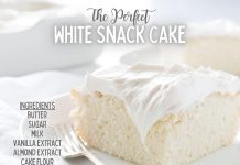 White Cake Recipe