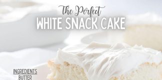 White Cake Recipe