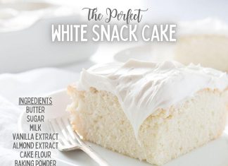 White Cake Recipe