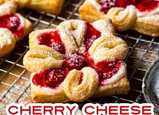 EASY CHERRY CHEESE DANISH RECIPE