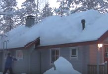 How To Remove A Dangerous Snow Buildup From The Roof
