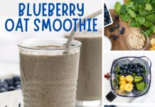 Blueberry Spinach Breakfast Smoothie