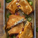 Roasted Jalapeno Popper Grilled Cheese
