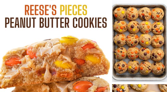 Reese’s Pieces Peanut Butter Cookies