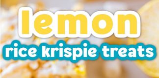 Lemon Rice Krispie Treats