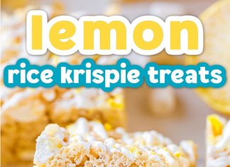 Lemon Rice Krispie Treats