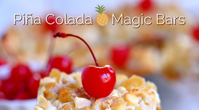 Piña Colada Magic Bars
