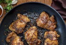 Honey Garlic Chicken Thighs