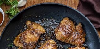 Honey Garlic Chicken Thighs