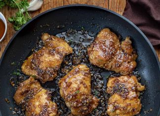 Honey Garlic Chicken Thighs