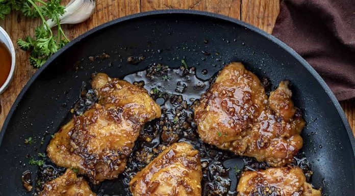 Honey Garlic Chicken Thighs