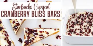Cranberry Bliss Bars {Starbucks Copycat}