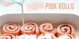 Pink Cinnamon Rolls