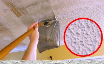 How To: Remove a Popcorn Ceiling
