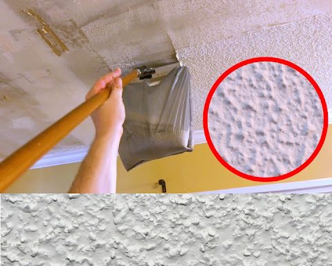 How To: Remove a Popcorn Ceiling