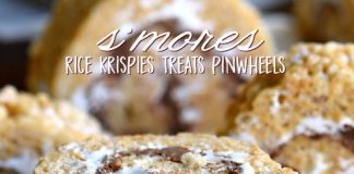 S’mores Rice Krispies Treats Pinwheels