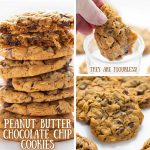 Flourless Peanut Butter Chocolate Chip Cookies