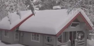 How To Use A Single Piece Of Rope To Remove Heavy Snow From A Roof