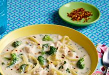 Chicken Alfredo Soup