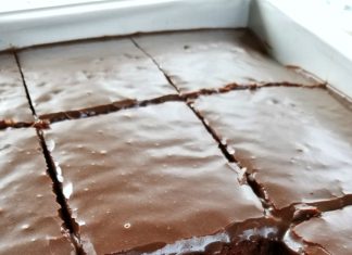 The Best Chocolate Sheet Cake. Ever.
