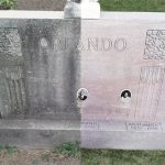 How to properly clean a headstone