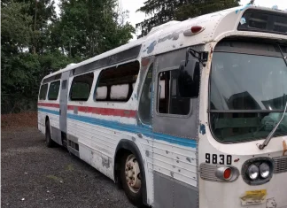 A 1966 Greyhound bus converted into a stunning cottage