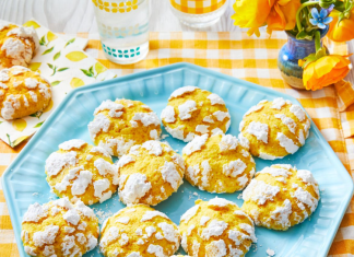 Lemon Crinkle Cookies