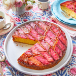 Rhubarb Upside-Down Cake