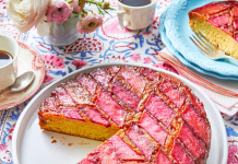 Rhubarb Upside-Down Cake