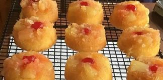Homemade Pineapple Upside-Down Cupcakes