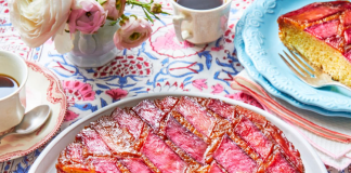 Rhubarb Upside-Down Cake