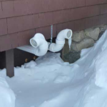 Firefighters urge people to check for snowdrifts on the sides of homes