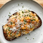 This recipe from Ina Garten is my favorite weekday breakfast.