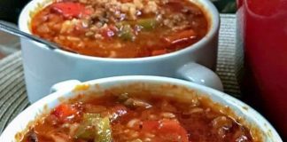 EASY STUFFED PEPPER SOUP