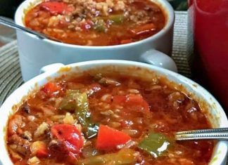 EASY STUFFED PEPPER SOUP