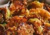 GARLIC PARMESAN ROASTED BRUSSELS SPROUTS