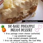 NO-BAKE PINEAPPLE DREAM DESSERT