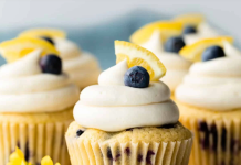 Lemon Blueberry Cupcakes
